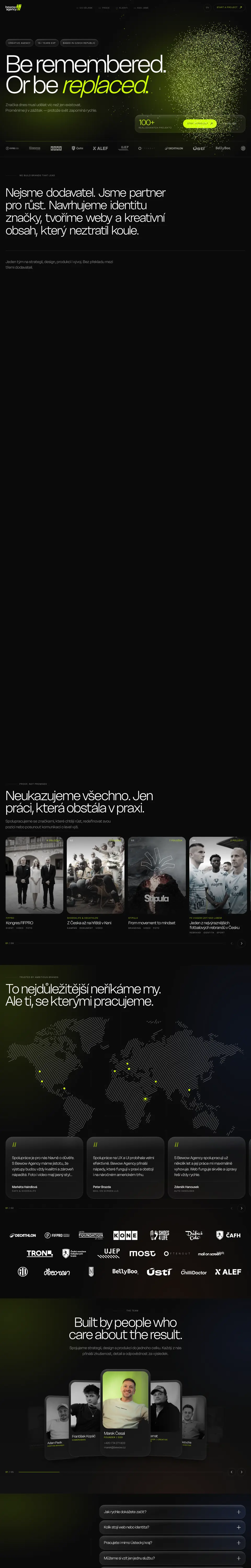 Náhled webu Bewow Agency